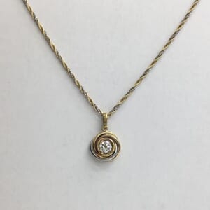 ダイヤモンドネックレス 0.418ct