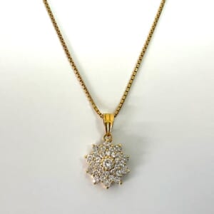 ダイヤモンドネックレス 1.004ct