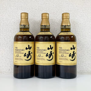 山崎 12年 シングルモルト など3点
