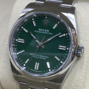 ロレックス オイスターパーペチュアル 36 グリーン 126000