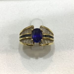 サファイアリング 1.14ct