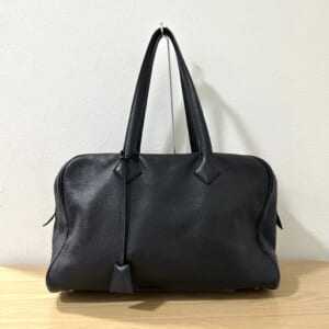 エルメス ヴィクトリア 35 トリヨン 黒 シルバー金具