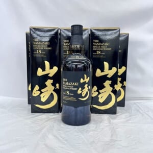 山崎 18年 シングルモルト ホログラムシール有 箱付 7本セット