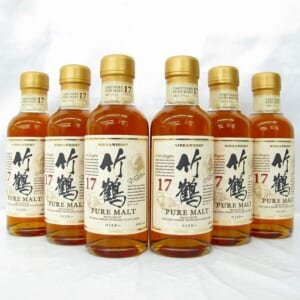 竹鶴 17年 ピュアモルト ベビーボトル 6本セット