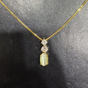 キャッツアイネックレス 1.07ct