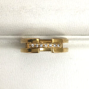 ダイヤモンドリング K18を含む総重量5.0g
