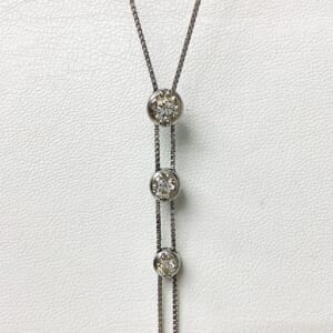タサキ トリロジー ダイヤネックレス