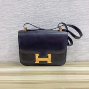 エルメス コンスタンス 23 〇S刻印 ボックスカーフ ゴールド金具