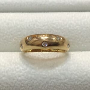 ダイヤモンドリング K18を含む総重量2.9g