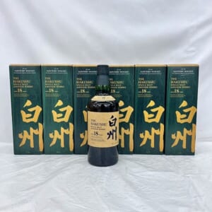 白州 18年 シングルモルト ホログラムシール有 箱付 6本セット