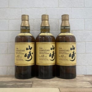 山崎 12年 シングルモルト など3点