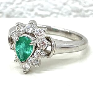 エメラルドリング 0.46ct