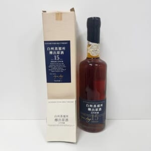 白州蒸溜所 樽出原酒 15年貯蔵 ピュアモルト 600ml