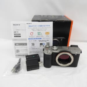 SONY ソニー ミラーレス一眼レフカメラ α7 ILCE-7C シルバー 中古品