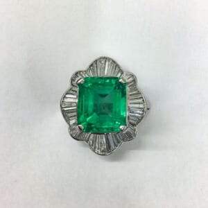 エメラルドリング 10.15ct