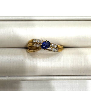 サファイアリング 0.23ct