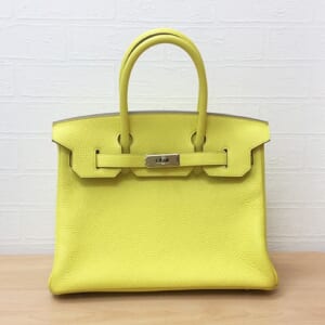 エルメス バーキン 30 トゴ イエロー シルバー金具