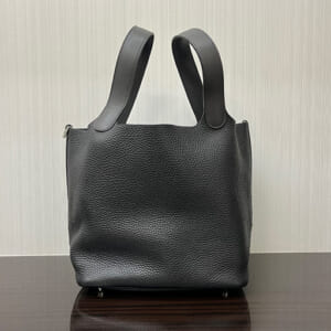 エルメス ピコタンロック タッチMM グラファイト ブロン トリヨン スイフト シルバー金具