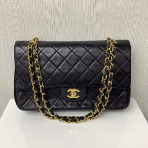 シャネル マトラッセ チェーンショルダーバッグ ラムスキン ゴールド金具 A01112