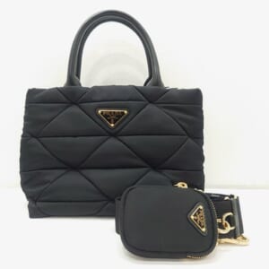 プラダ ミニパデッドRe-Nylon トートバッグ 1BG373