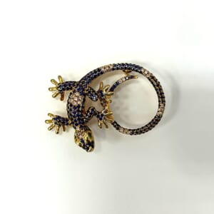 サファイアブローチ 1.25ct