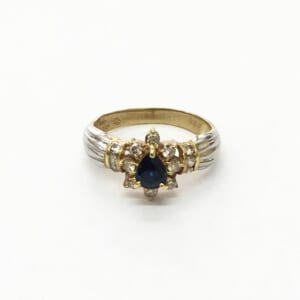 サファイアリング 0.54ct