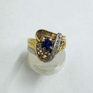 サファイアリング 0.47ct
