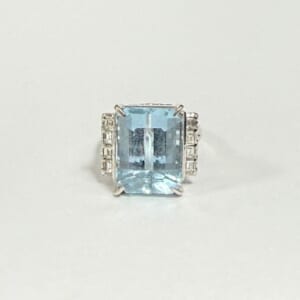 アクアマリンリング 10.01ct