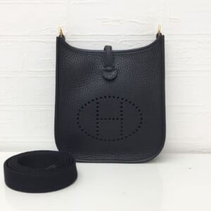 エルメス エヴリン TPM トリヨン 黒 ゴールド金具