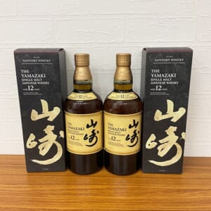 山崎 12年 シングルモルト など2点