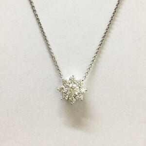 ハリーウィンストン サンフラワーミニペンダント 0.30ct Pt950 4.4g PEDPNA003SF