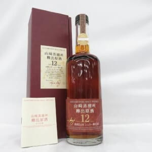 山崎蒸溜所 樽出原酒 12年 シェリー樽貯蔵 600ml 箱/冊子付