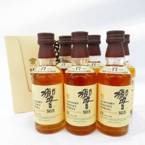 響 17年 ノンチルフィルタード 50.5 50ml ミニボトル 6本セット 箱付