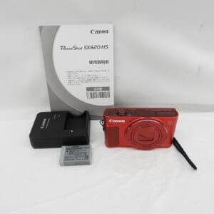 Canon キャノン コンパクトデジタルカメラ Power Shot パワーショット SX620HS レッド 中古品