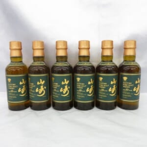 山崎 10年 グリーンラベル ピュアモルト 180ml ベビーボトル 6本セット