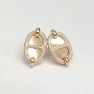 エルメス シェーヌダンクル ミニマイヨンピアス H100052FO55