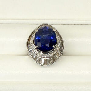 サファイアリング 9.61ct