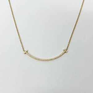 ティファニー ティファニーT スマイルネックレス