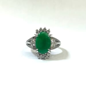 ヒスイリング PT900を含む総重量7.7g