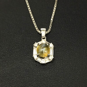 クリソベリルキャッツアイネックレス 2.255ct