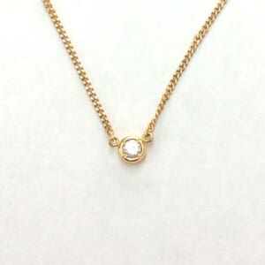 ダイヤモンドネックレス K18を含む総重量4.0g