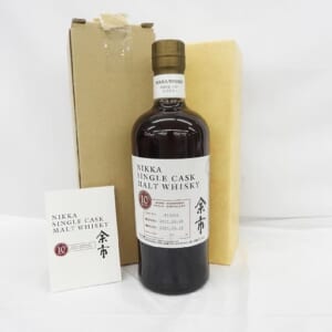 余市 シングルカスクモルト 10年 2011-2021 箱/冊子付