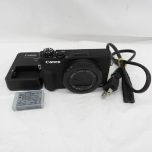Canon キャノン コンパクトデジタルカメラ Power Shot パワーショット G7 X Mark III ブラック 付属品あり 中古品