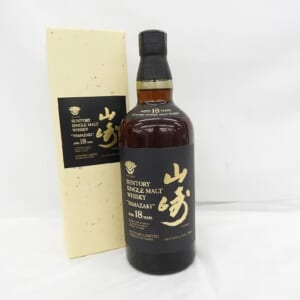 山崎 18年 シングルモルト 海外向けラベル 箱付
