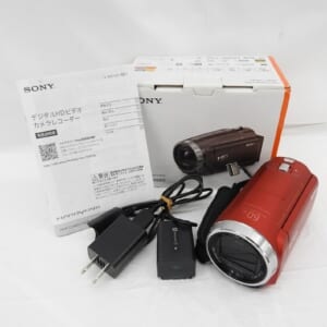 SONY ソニー デジタルHDビデオカメラ Handycam ハンディカム HDR-CX680 (R) レッド 2020年製 中古品