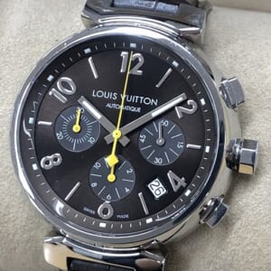 ルイヴィトン タンブール Q1121 クロノグラフ