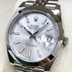 ロレックス デイトジャスト 41 シルバー ジュビリーブレス  126300