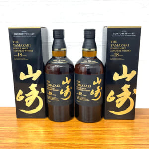 山崎 18年 シングルモルト など2点