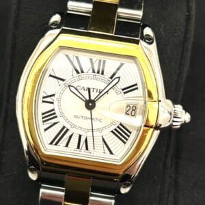 Cartier（カルティエ)ロードスター、女性用ジャンク品 カルティエ ロードスター SM W62017V3 ピンク レディース 時計