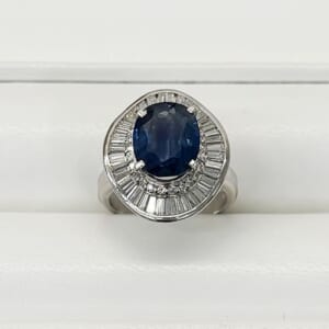 サファイアリング 3.93ct